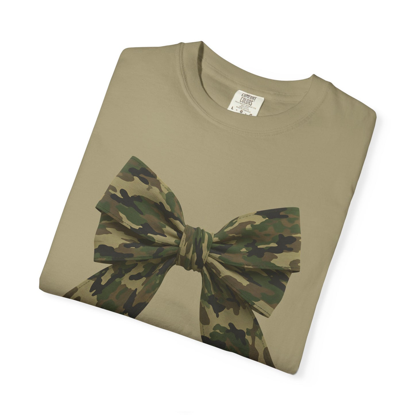 Camo Bow T-Shirt — Military Camouflage Graphic Tee