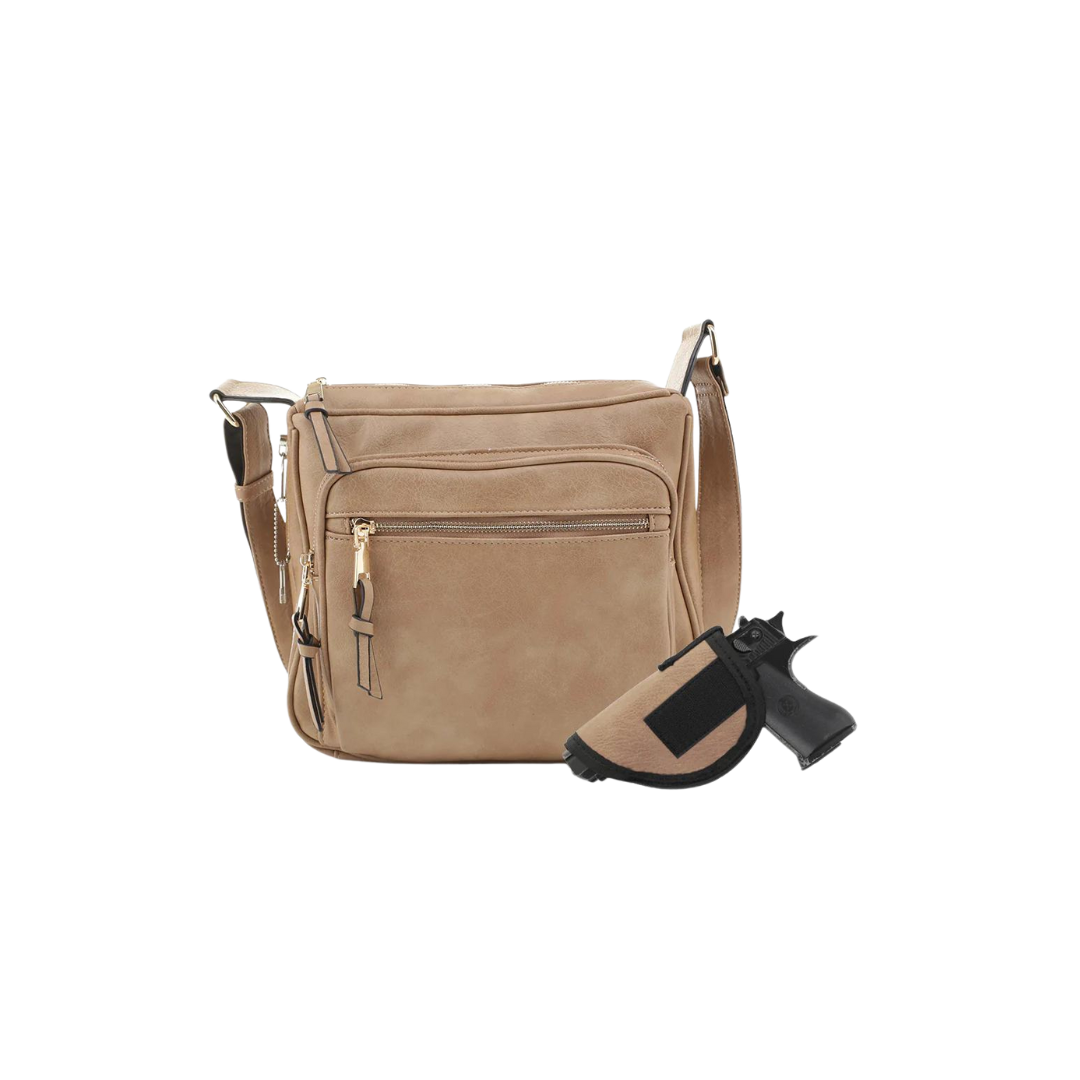 Jessie & James BROOKLYN CONCEALED CARRY LOCK AND KEY CROSSBODY - Tactical Guardian