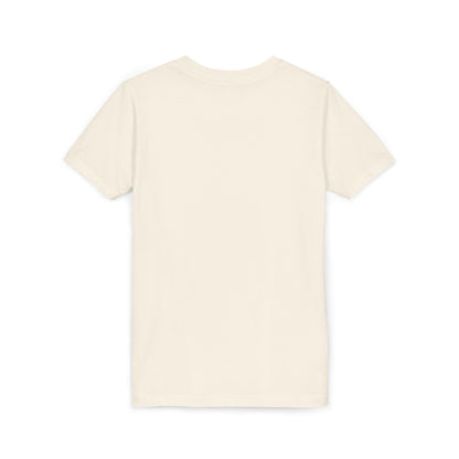 Youth Tee — Cute Orange Dog Portrait with Bow (Kids' Animal Shirt)