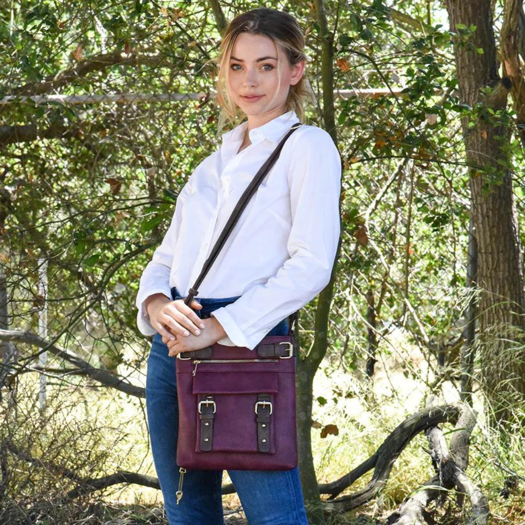 Jessie & James HANNAH CONCEALED CARRY LOCK AND KEY CROSSBODY - Tactical Guardian