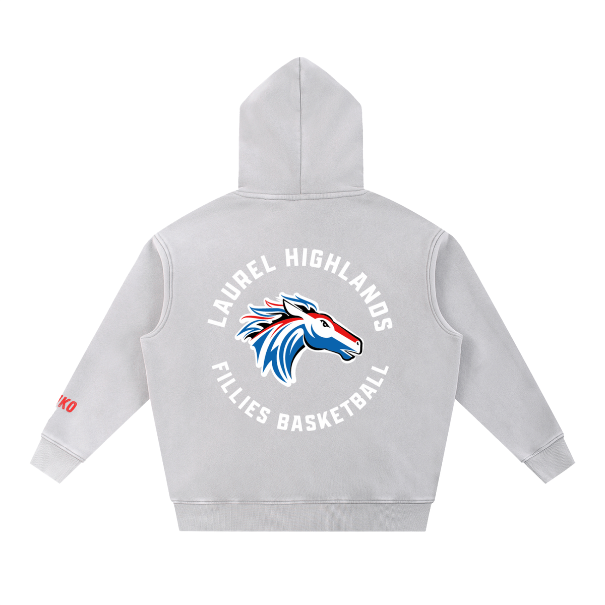 Snow Wash Fleece Oversize Hoodie