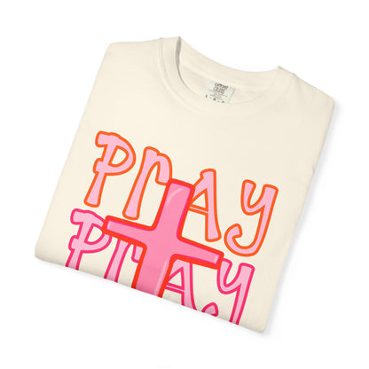 Play Cross T-Shirt — Retro Faith Graphic Tee