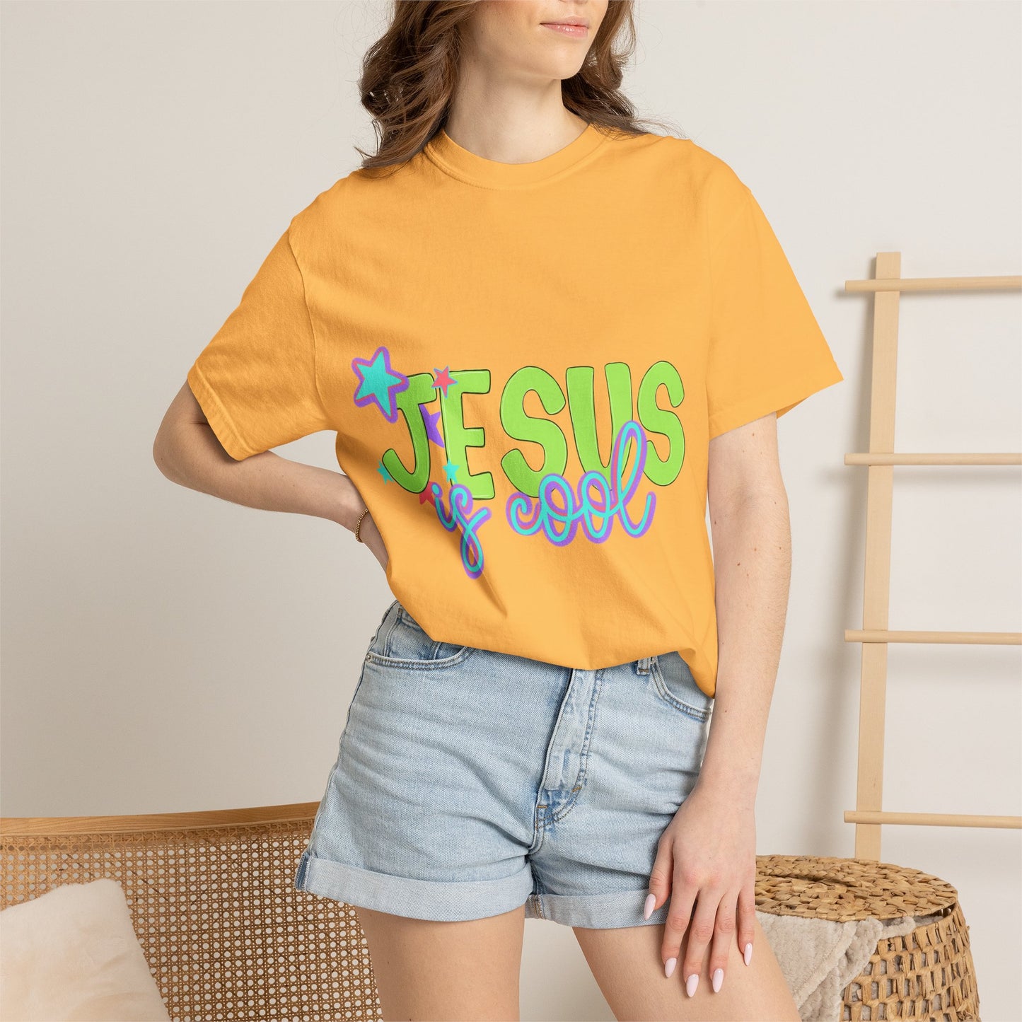 Jesus Is Cool T-Shirt — Retro Pastel Christian Tee