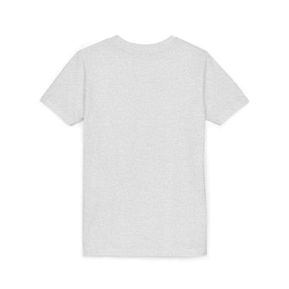 Youth Tee — Cute Orange Dog Portrait with Bow (Kids' Animal Shirt)
