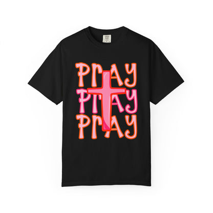 Play Cross T-Shirt — Retro Faith Graphic Tee