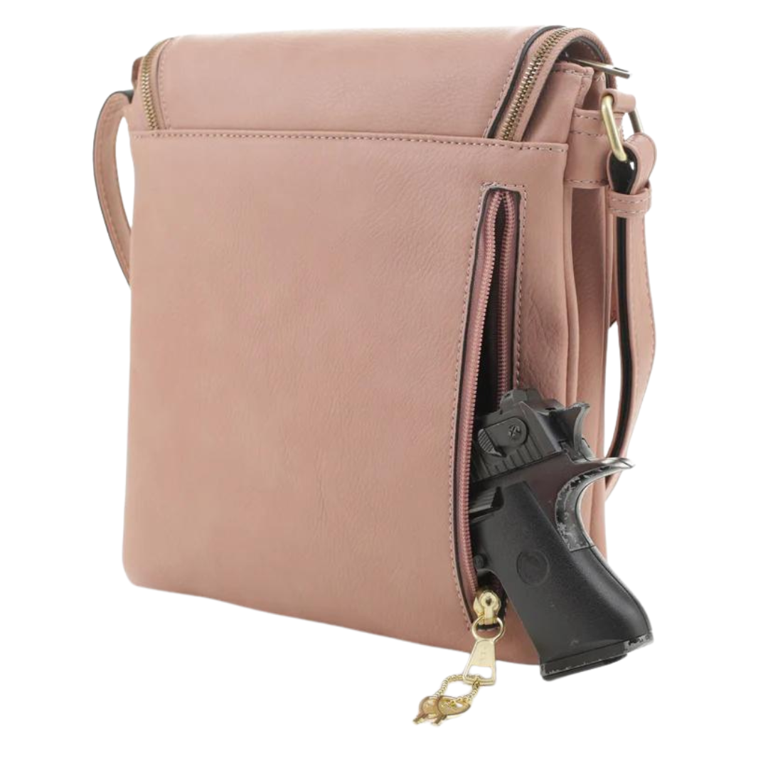 Jessie & James Ella Concealed Carry Lock and Key Crossbody - Tactical Guardian