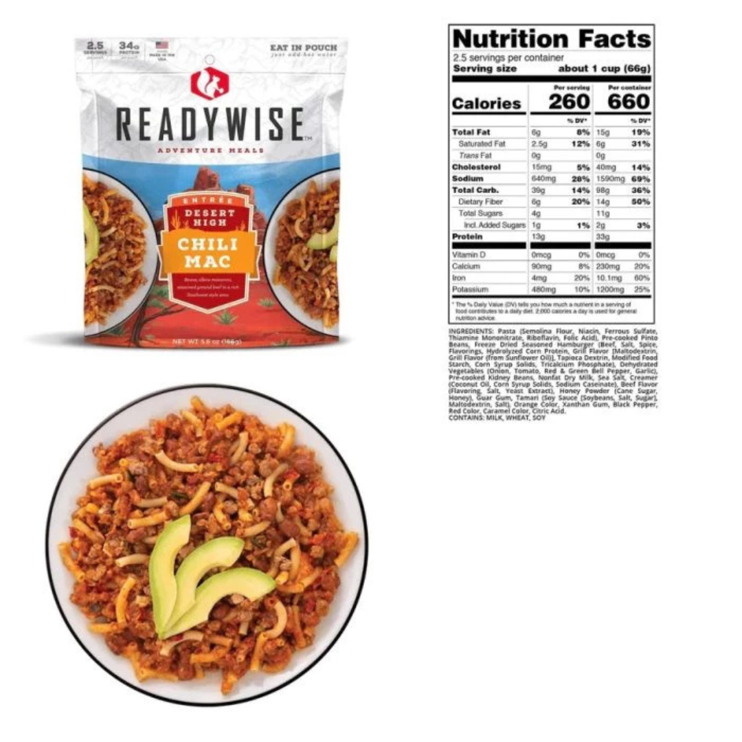 ReadyWise Adventure Meals Favorites Kit - Tactical Guardian