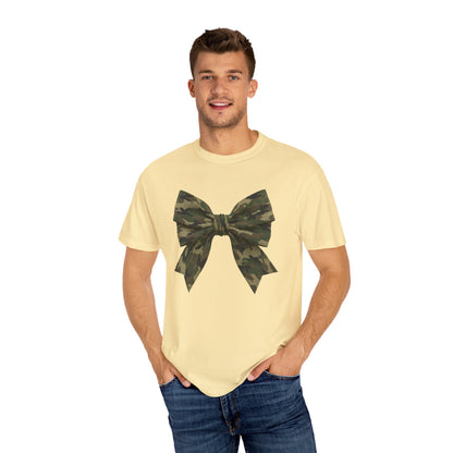 Camo Bow T-Shirt — Military Camouflage Graphic Tee