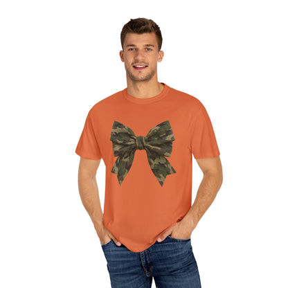 Camo Bow T-Shirt — Military Camouflage Graphic Tee