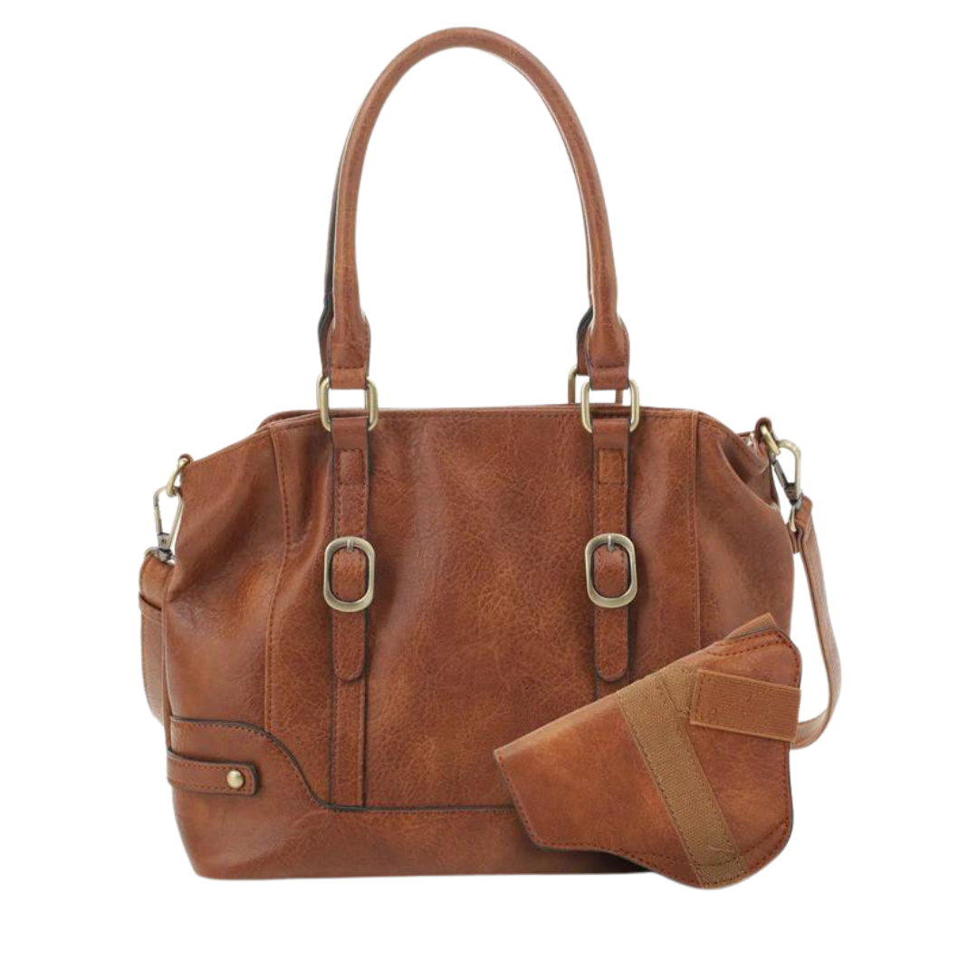 Jessie & James Elena Concealed Carry Lock and Key Satchel - Tactical Guardian