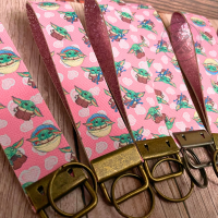 Faux Leather Keychain