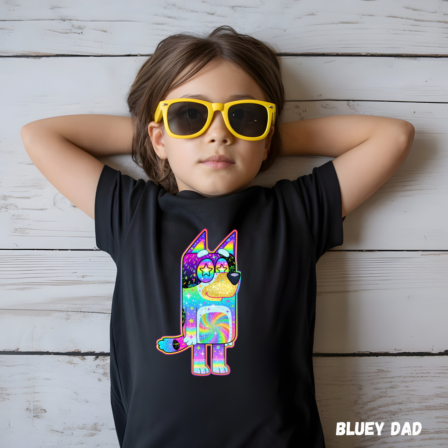 Kids Blue Dog T-Shirt