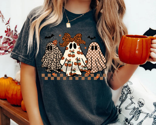 Pumpkin Cheetah Checkered Ghosts