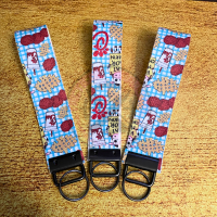 Faux Leather Keychain