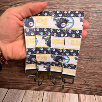Faux Leather Keychain