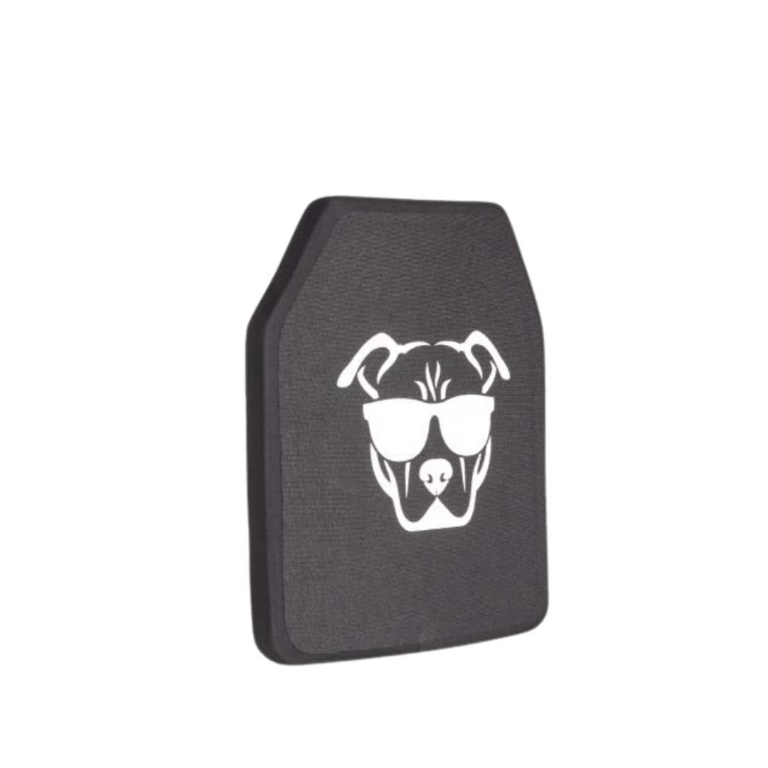 Guard Dog Tactical Level llla Ultralight 10X12 Ceramic Plate | 1 Lb/Per - Black - Tactical Guardian